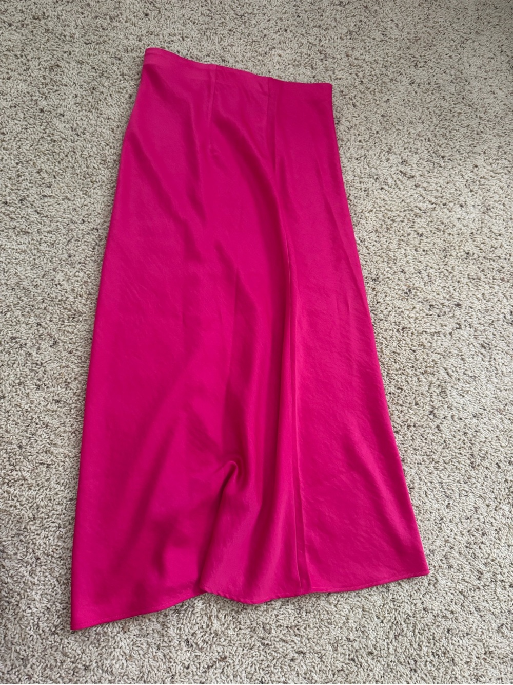 LOFT Bright Fuchsia Maxi Skirt